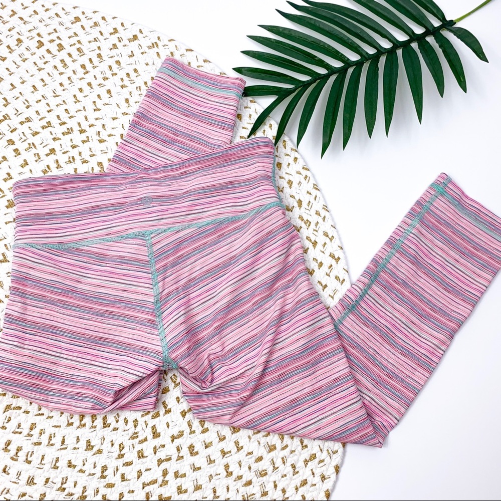 Lululemon Wunder Under Crop III Cyber Stripe Flash - Picture 6 of 8